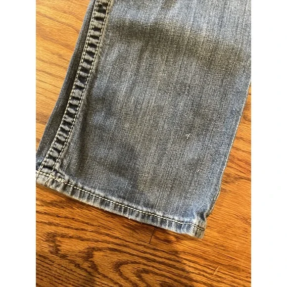 BKE Denim Men's Jake Jeans Blue Faded Distressed Whiskers Size 30R (30x30) - Picture 8 of 10